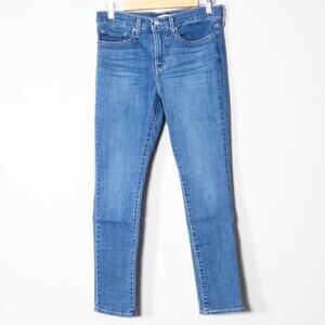 Levi 312 Shaping Slim Jeans Blue Size 30 Normcore Mid Rise Stretch